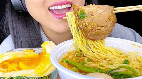 ramen asmr|people eating spicy noodles asmr.